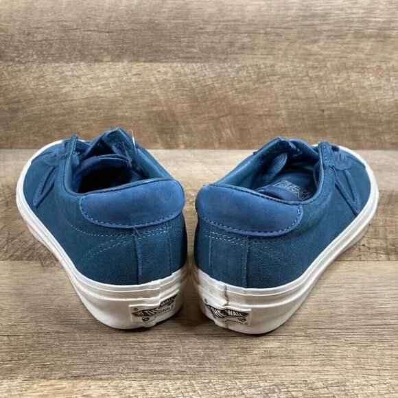 VANS OG Epoch LX Vault Suede Nubuck Blue Fusion Skate Shoe Mens 7 Womens 8.5 NEW - Picture 5 of 10